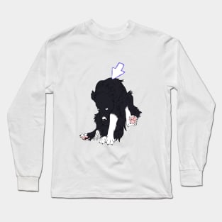 Click and drag collie Long Sleeve T-Shirt